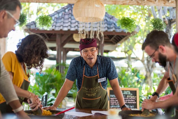 Kelas Memasak Kin Vegan di Seminyak