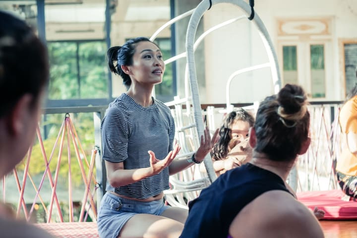 Yoga Class at Ubud Yoga Centre