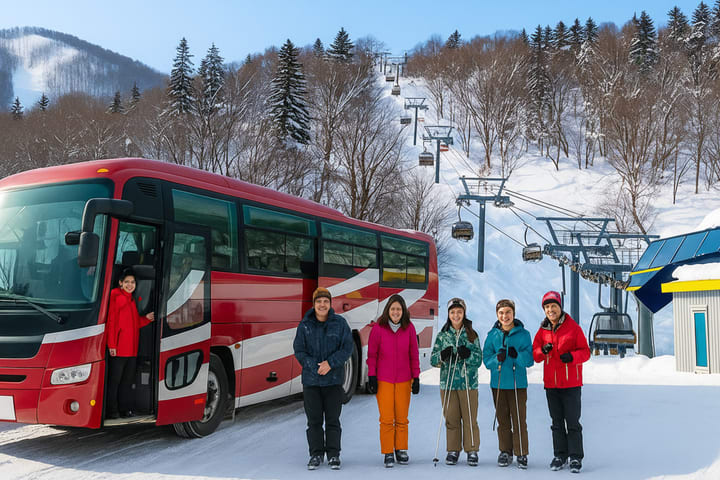 Tur sehari bermain ski/salju di Sapporo Kokusai Ski Resort (keberangkatan dari Sapporo)
