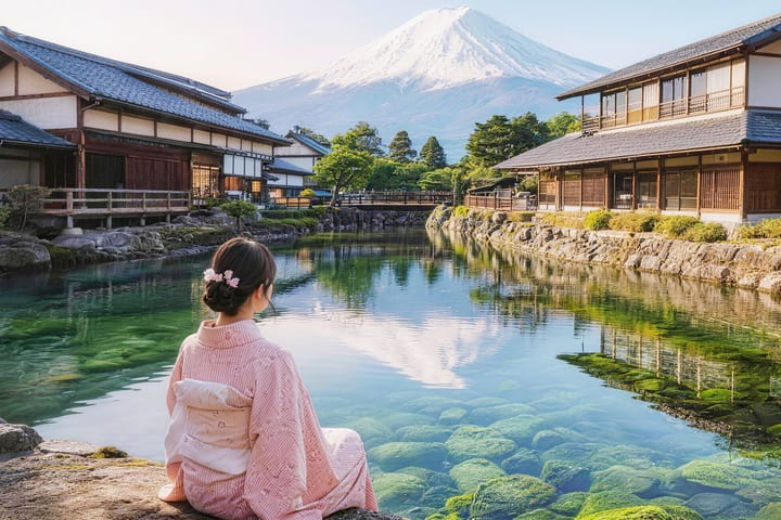 【富士山游览&奥特莱斯购物/温泉之旅】富士山五合目/新仓山公园&忍野八海&御殿场奥特莱斯/温泉一日游（含午餐选项 东京出发）