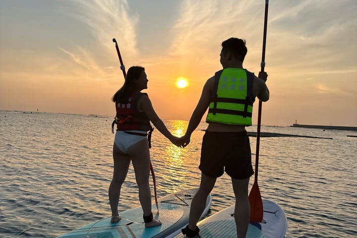Tainan: Anping Yuguang Island & Zengwen River Secret Spot SUP Stand-Up Paddleboarding Experience