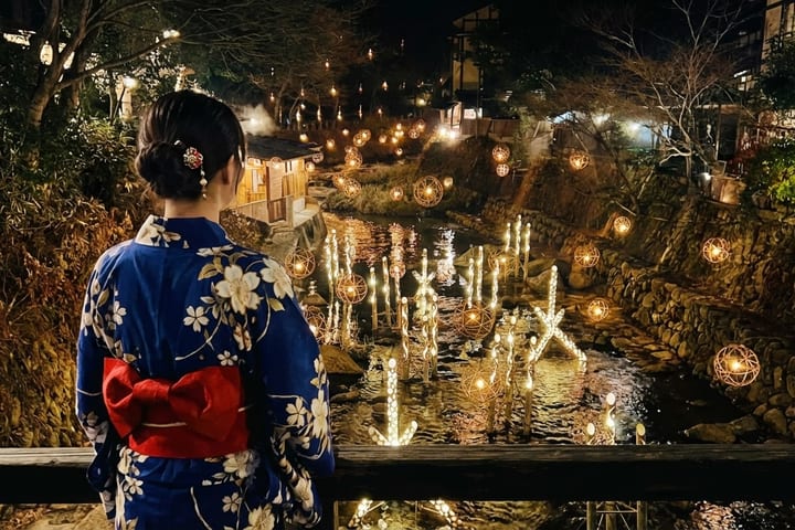 福冈阿苏山与黑川温泉火山一日游体验