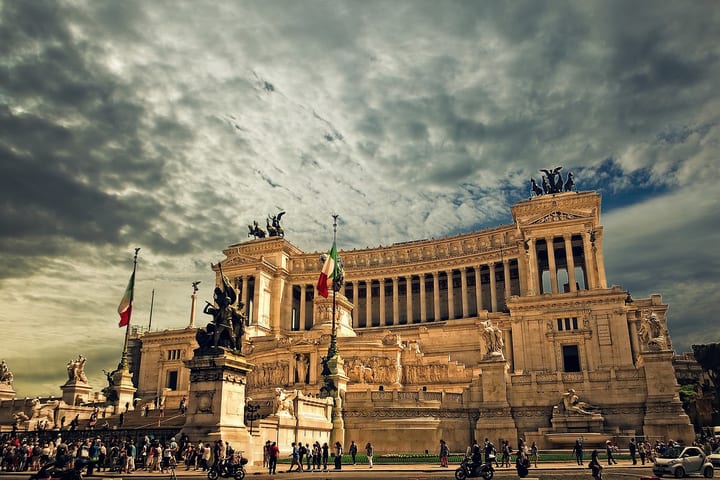 The Altar of the Fatherland Elevator Ticket in Rome