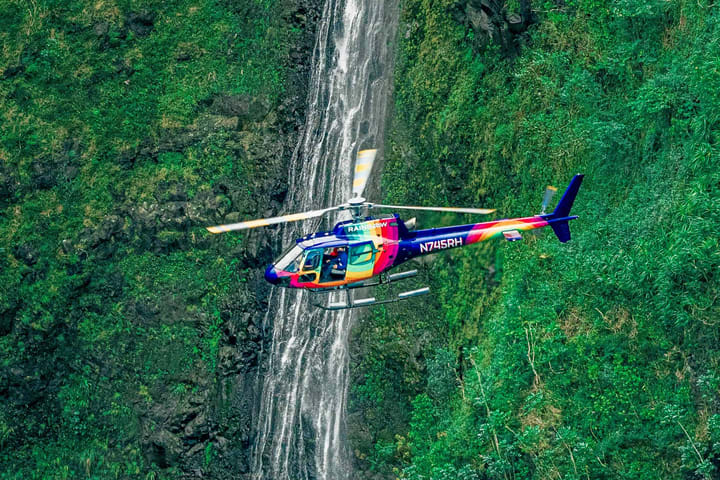 Tur Helikopter Oahu Royal Crown 60 Menit Pintu Terbuka/Tertutup