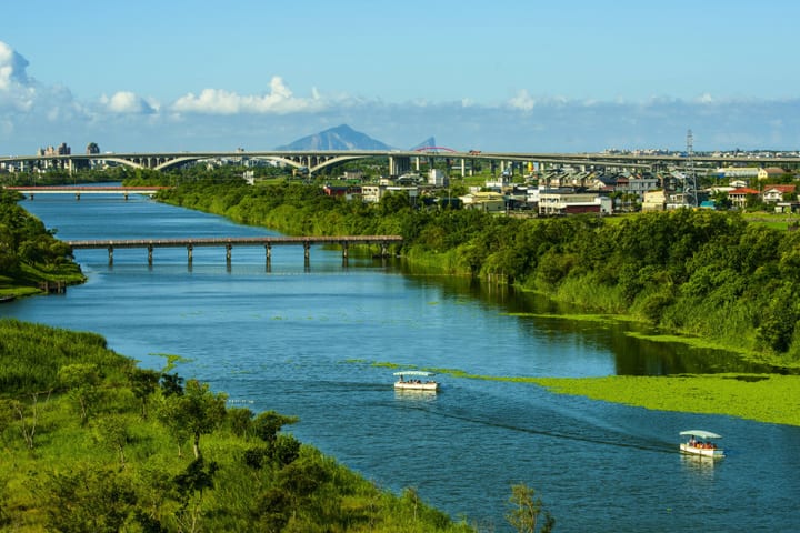 Yilan | Dongshan River Ecoark | Pengalaman Perahu Listrik dan Sepeda Air