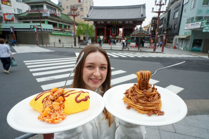 Food Sample Making Cafe in Asakusa Tokyo