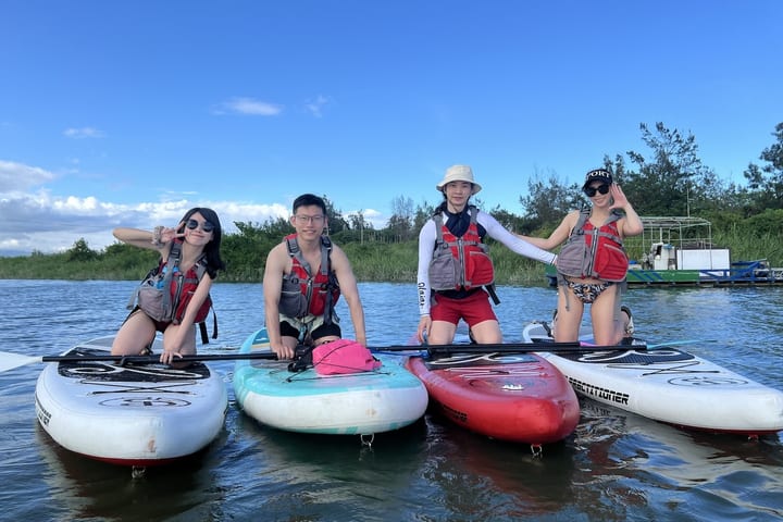 Yilan: Pengalaman Kano & SUP di Sungai Dongshan dan Muara Sungai Lanyang