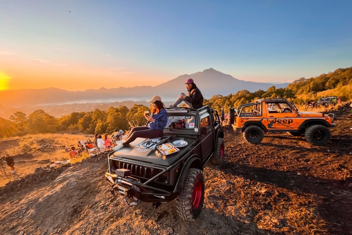 Mount Batur Jeep Sunrise Combo Experience in Bali
