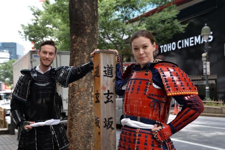 东京日本武士摄影体验