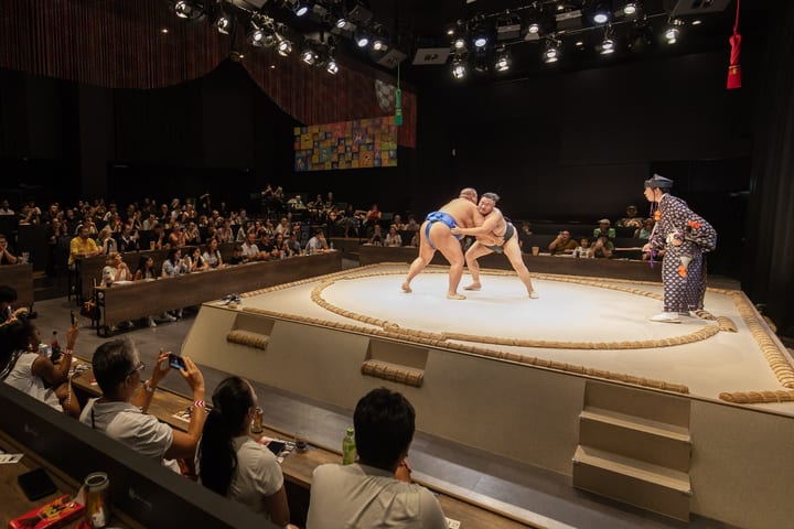 Osaka Sumo Show Experience with Food & Drinks