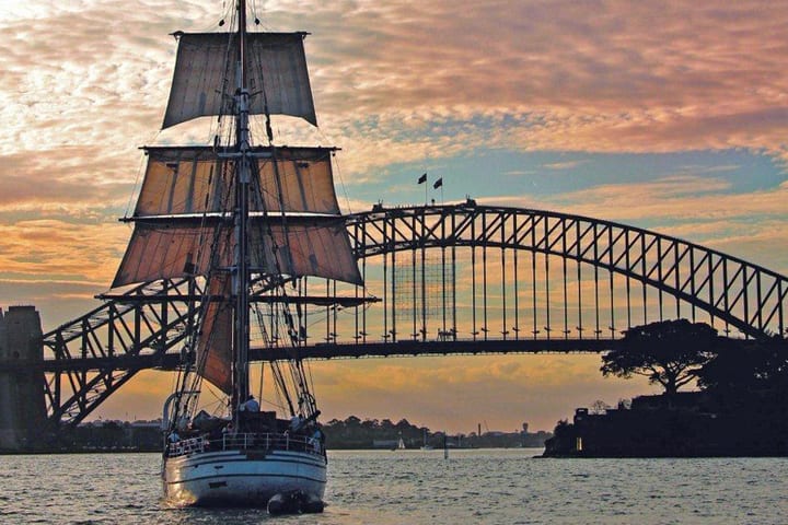 Tall Ship Dinner Cruise on Sydney Harbour