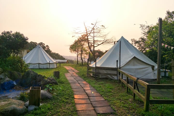 Glamping New Taipei｜Jinshan Yijing｜Pengalaman Glamping Satu Malam Dua Hari, Tanpa Perlengkapan