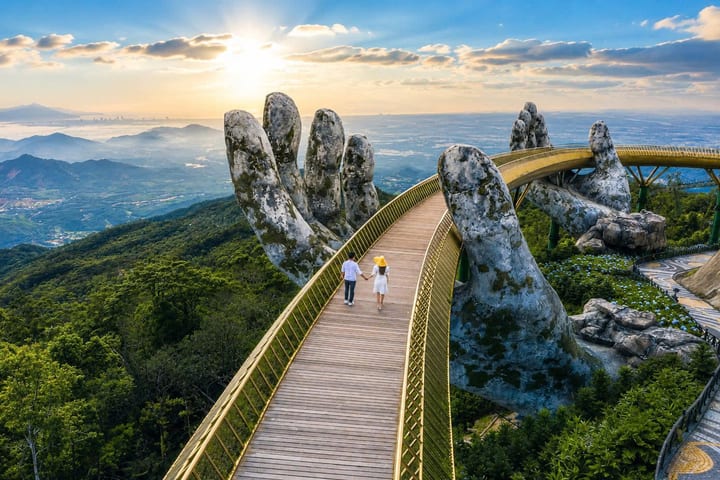 Ba Na Hills & Golden Bridge Day Tour dengan Opsi Keberangkatan Malam