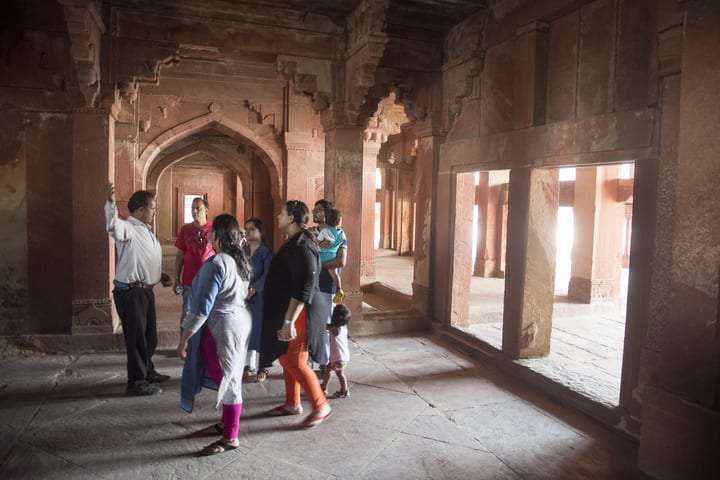 Watch Fatehpur Sikri, Chand Baori & Jaipur Drop from Agra with Guide