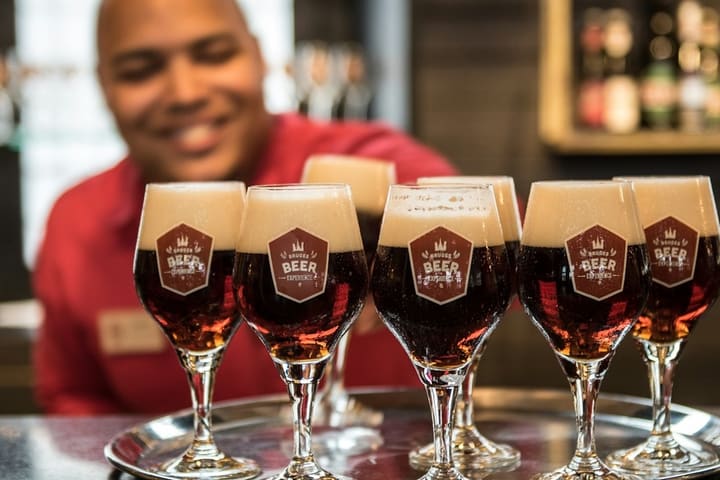 Beer museum ticket in Bruges