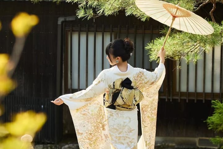 和服租赁体验（京都／和服租赁 漢和 清水寺店 提供）