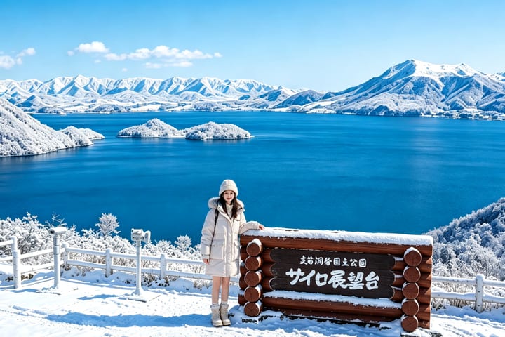 Tour Sehari Romantis Noboribetsu Hokkaido | Dek Observasi Danau Toya (Opsional Snowmobile di Musim Dingin) + Peternakan Beruang Showa Shinzan + Lake Hill Farm + Lembah Neraka Noboribetsu (Berangkat dari Sapporo)