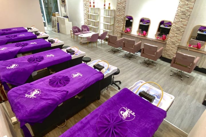 Cuci Rambut Vietnam Otentik Ungu Beauty - Kantor Pusat Operasional Tainan