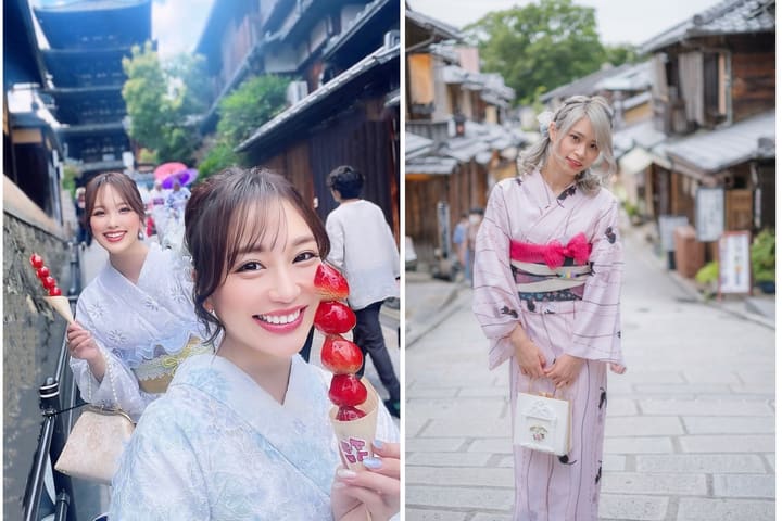 京都清水寺附近的和服租赁｜可追加选择茶道＆抹茶制作、化妆、摄影 | 爱和服 清水总店