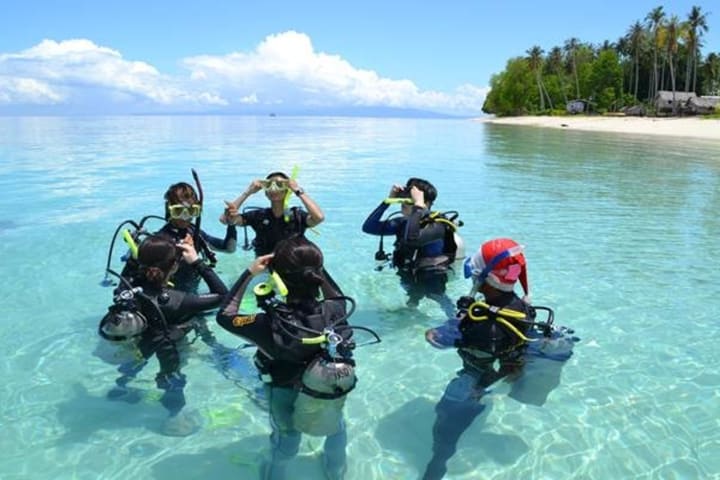 Kursus PADI Open Water & Advanced Open Water di Semporna, Sabah