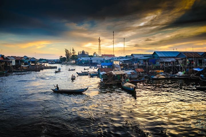 Tur Setengah Hari ke Kompong Phluk Floating Village