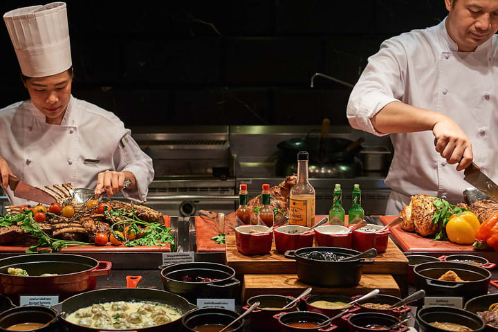 Buffet di The Dining Room, Grand Hyatt Erawan Bangkok (BTS Chidlom)
