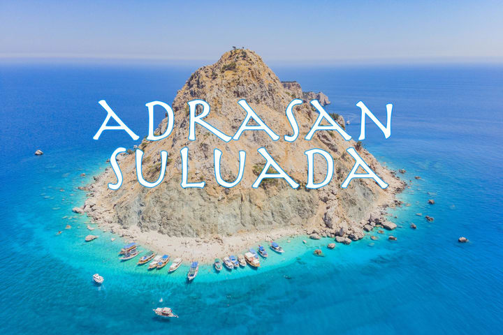 Antalya Suluada and Adrasan Beach Full-Day Boat Trip