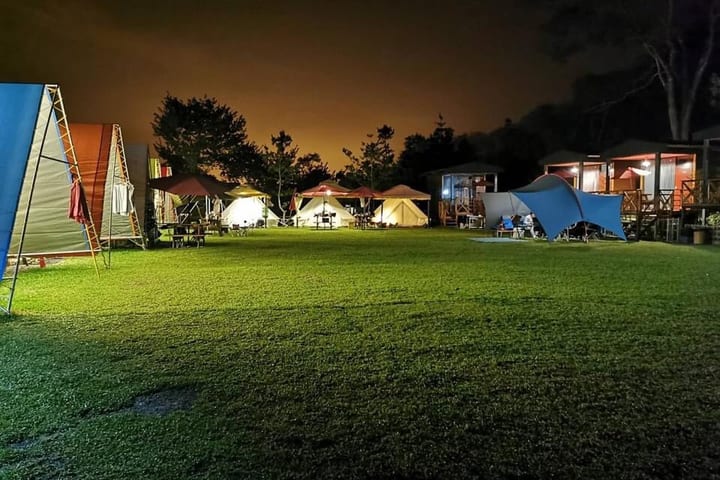 Berkemah di Nantou｜Area Berkemah Pondok Xipan｜Berkemah Glamping Tanpa Tenda・Berkemah di Pondok