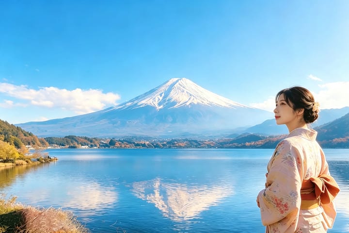 Tur Sehari Gunung Fuji: Hakone Owakudani, Taman Arakurayama Sengen, Taman Oishi Danau Kawaguchiko, Danau Yamanakako, Lawson (Tersedia berbagai rute, berangkat dari Tokyo)