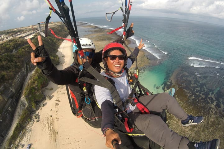 Paragliding Adventure at Timbis Beach