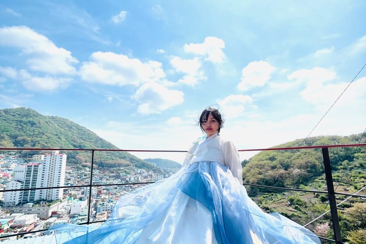 釜山甘川文化村韩服租赁 - Chulsu & Yeonghee