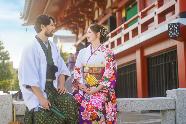 Tokyo Asakusa Kimono Rental & Commemorative Photo Shoot (Provided by HANAYAKA Hanakawado)