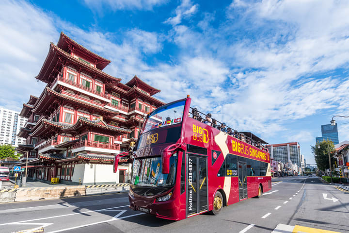 Big Bus Singapore Hop On Hop Off Tour (Open-Top)