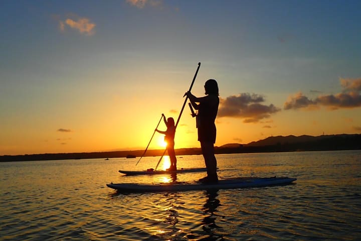 石垣岛：夕阳美景尽收眼底，SUP立桨・独木舟日落游行程任您选