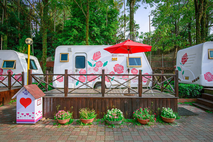 Berkemah di Chiayi | Shiqing Garden Resort | Pengalaman berkemah dengan RV