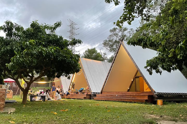 Berkemah di Miaoli｜Tempat Berkemah Xiaofenmei｜Mobil Kemah Mewah・Berkemah di Pondok Indian