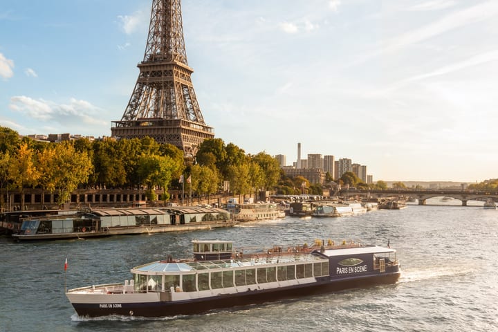 3-course Dinner Cruise on Seine River from Paris