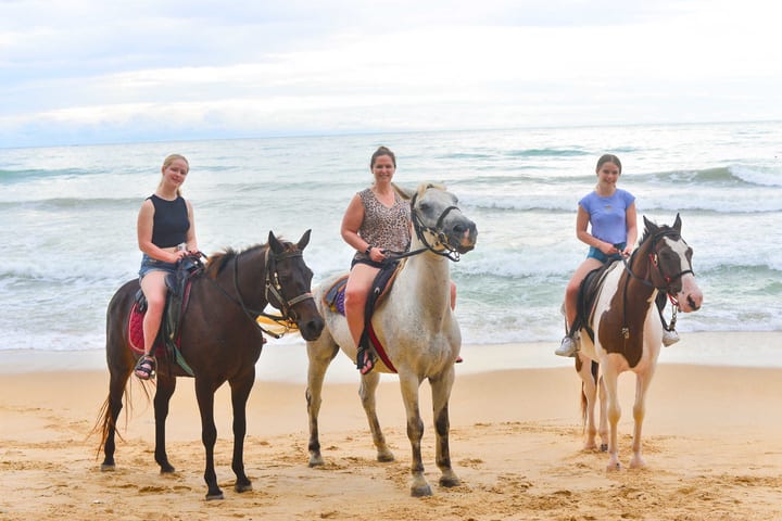 Phuket Kamala Beach House Horse Riding with Horse Care