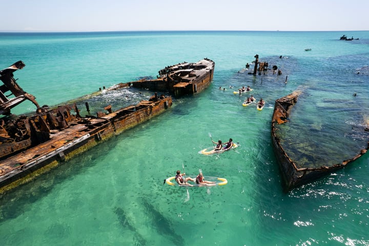 Moreton Island Shipwreck Cruise Tour dari Brisbane atau Gold Coast