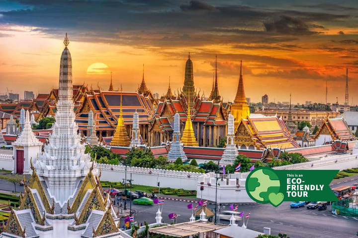 Tur Sehari Penuh Pribadi Bangkok Grand Palace & Pasar Terapung