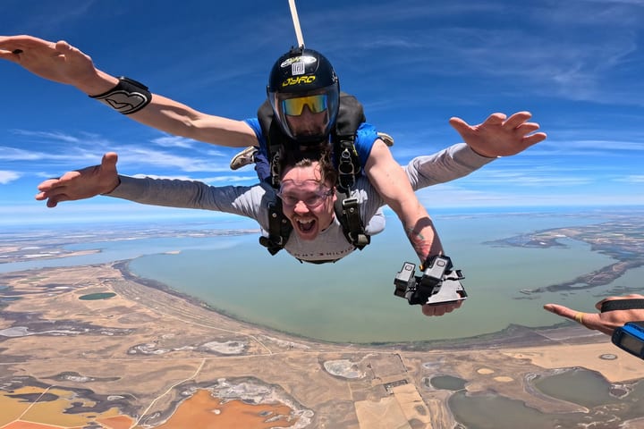Skydive Experience over Langhorne Creek Adelaide