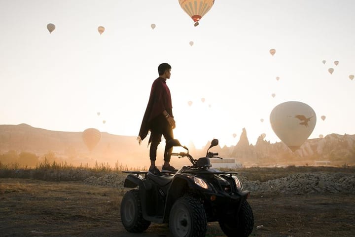 Sunset and sunrise ATV Quad tour in Cappadocia