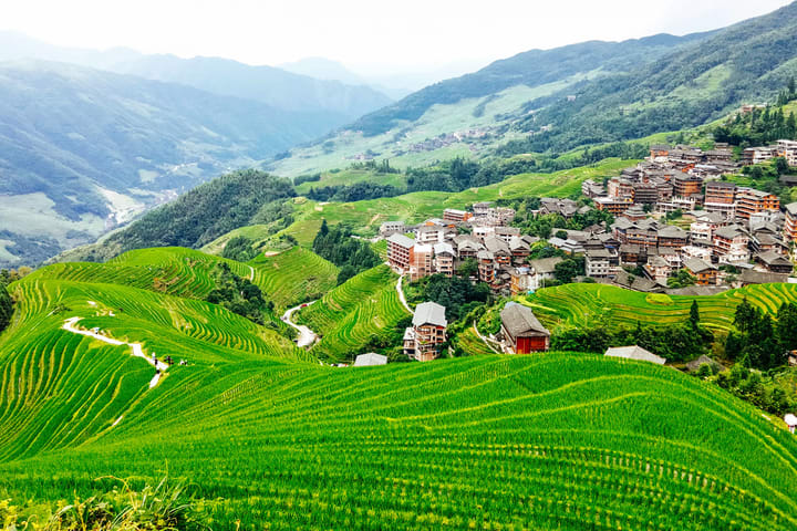 Tur Pribadi 1 Hari ke Terasering Longji Ping'an, Guilin