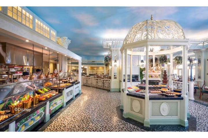 香港迪士尼乐园酒店 - 翠乐庭餐厅｜自助晚餐
