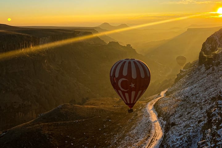 1 of 3 Valleys Hot Air Balloon Flight Experience in Cappadocia