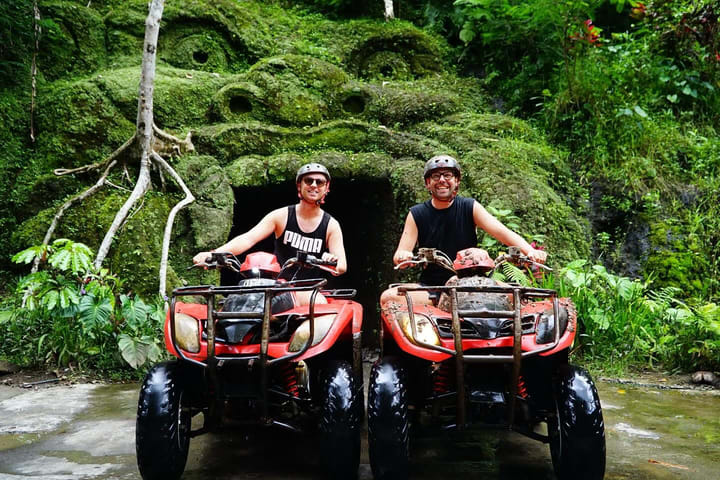 Ulu Petanu Waterfall Adventure with ATV & Rafting Activities in Bali
