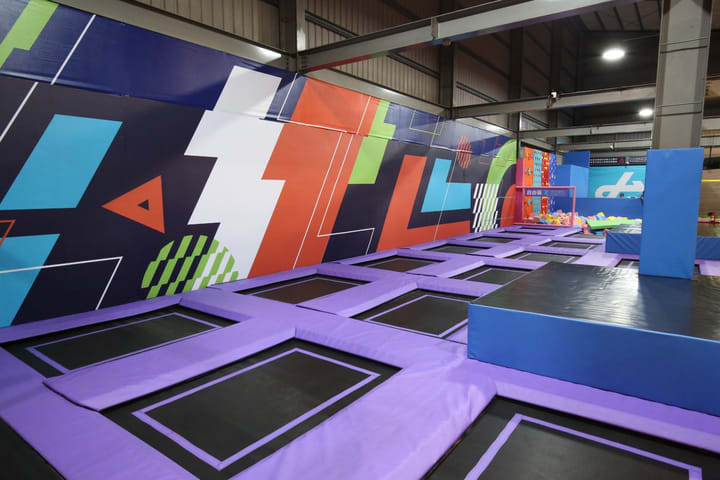 Tainan｜Air Gene Fitness & Recreation Center｜Trampoline Experience