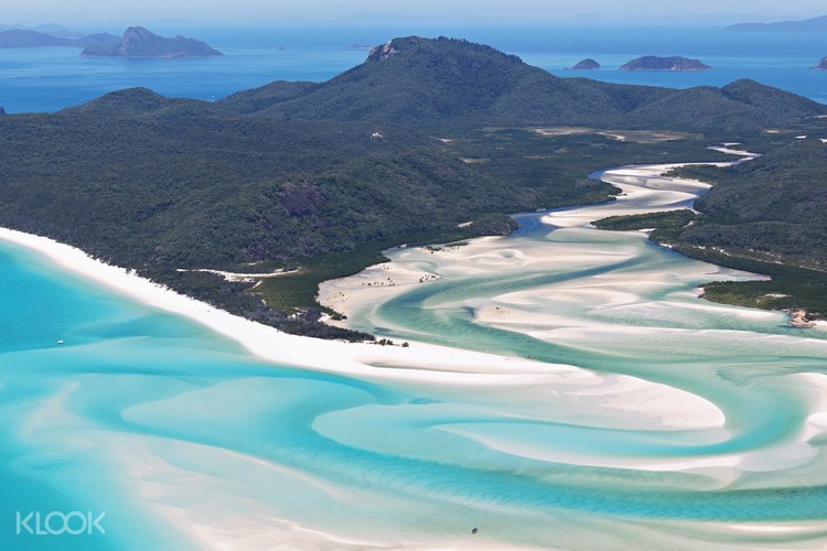 Wallpaper Wisata Rafting Ke Whitehaven Beach Dari Airlie Beach For iPhone