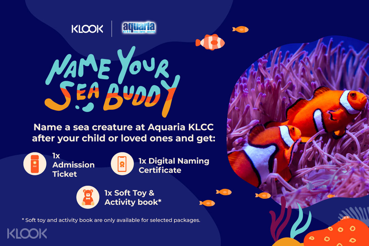 Klook x Aquaria KLCC] Name Your Sea Buddy - Klook Malaysia