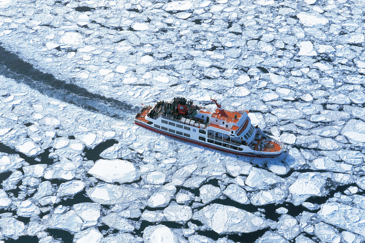 Drift Ice Sightseeing Cruise From Abashiri